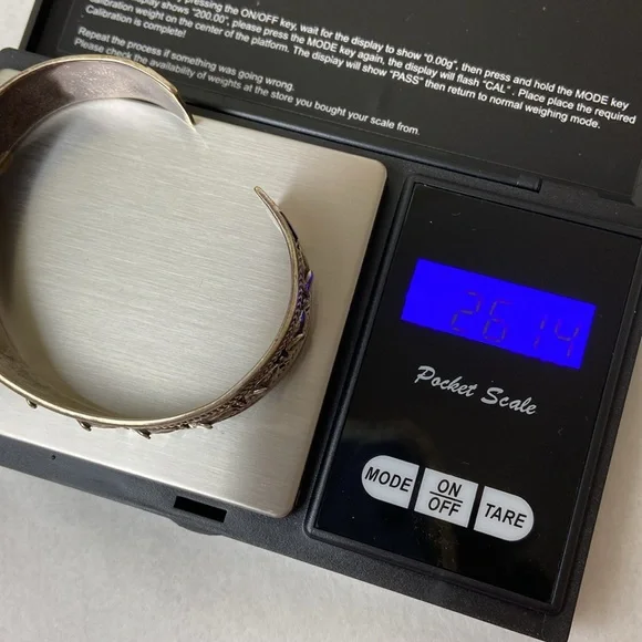 Vintage Sterling 925 elephant pave cuff bracelet Bali 80s good luck trunks up - Picture 10 of 10